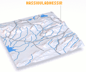 3d view of Hassi Oulad Hessir