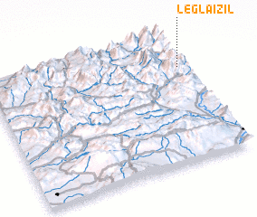 3d view of Le Glaizil