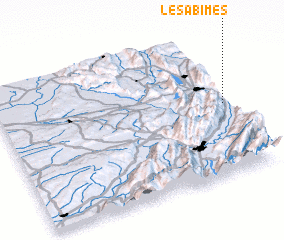 3d view of Les Abîmes