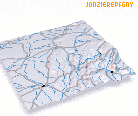 3d view of Jonzier-Épagny