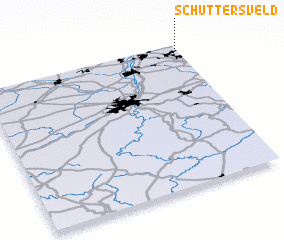 3d view of Schuttersveld