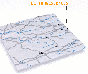 3d view of Bettange-sur-Mess