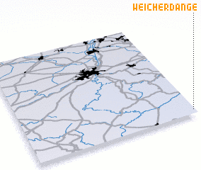 3d view of Weicherdange