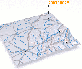 3d view of Pont-dʼHéry