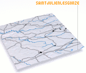 3d view of Saint-Julien-lès-Gorze