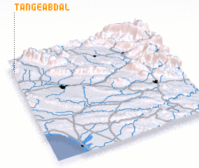 3d view of Tang-e ‘Abdāl