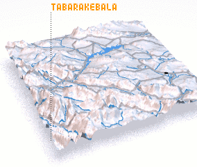 3d view of Tabarak-e Bālā