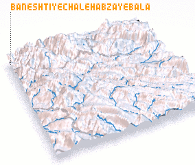 3d view of Baneshtī-ye Chāleh Ābzā-ye Bālā