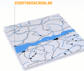 3d view of Oshnyak-Kachkalak