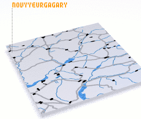 3d view of Novyye Urgagary