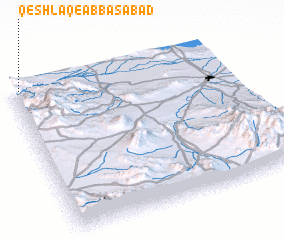 3d view of Qeshlāq-e ‘Abbāsābād