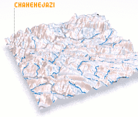 3d view of Chāh-e Ḩejāzī