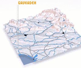 3d view of Gāv Kadeh