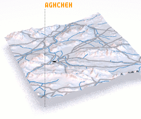 3d view of Āghcheh