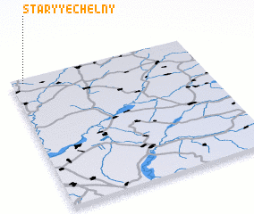 3d view of Staryye Chelny