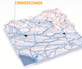 3d view of Chāh-e Reẕā Āqā