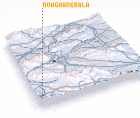 3d view of Nowghān-e Bālā