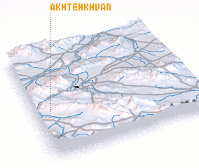 3d view of Akhteh Khvān