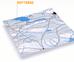 3d view of Moftābād