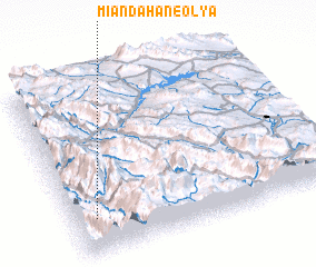 3d view of Mīān Dahān-e ‘Olyā