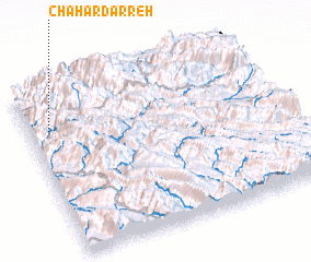 3d view of Chahār Darreh