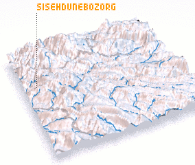 3d view of Sīseh Dūn-e Bozorg