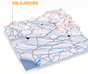 3d view of Kal-e Jamshīd