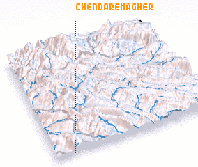 3d view of Chendār-e Māgher