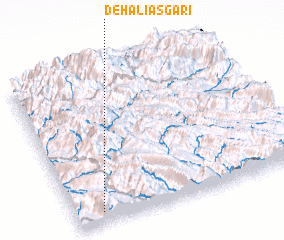 3d view of Deh ‘Alī ‘Asgarī