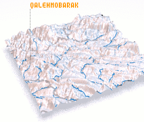 3d view of Qal‘eh Mobārak