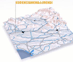 3d view of Koreh Sīāh-e Ḩājj Mehdī