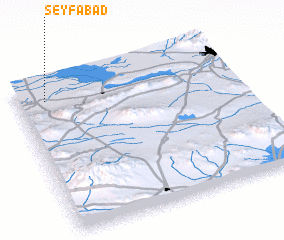 3d view of Seyfābād