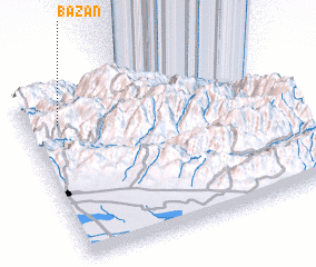 3d view of Bāzān