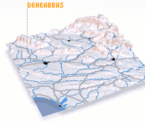 3d view of Deh-e ‘Abbās