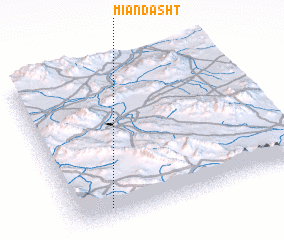 3d view of Mīāndasht