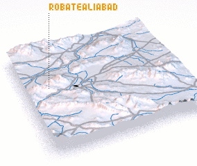 3d view of Robāţ-e ‘Alīābād