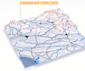 3d view of Do Dāngeh-ye Bozorg