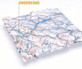 3d view of Khormenān