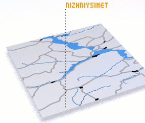 3d view of Nizhniy Simet