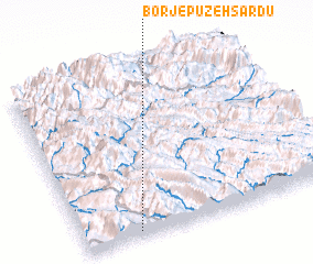 3d view of Borj-e Pūzeh Sardū