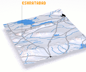 3d view of ‘Eshratābād