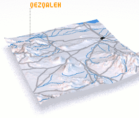 3d view of Qez Qal‘eh