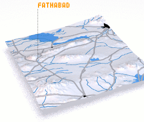 3d view of Fatḩābād