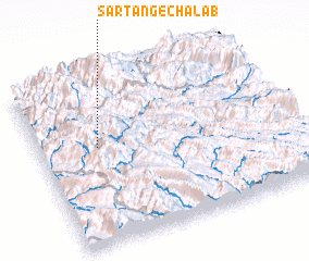 3d view of Sar Tang-e Chalāb