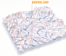 3d view of Barm Alvān