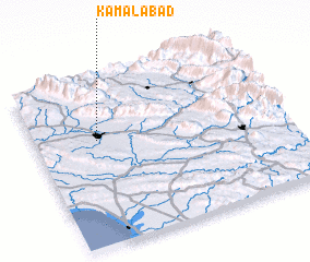 3d view of Kamālābād