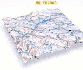 3d view of Mālekābād