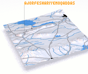 3d view of Ājor Feshārī-ye Moqaddas