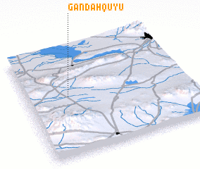 3d view of Gandah Qūyū