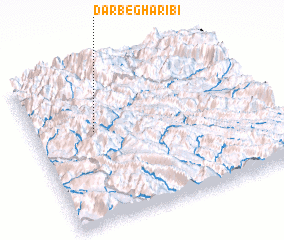 3d view of Darb-e Gharībī